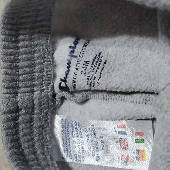 Champion Authentic Athleticwear Pants Shirt Set 24M CH1 - Picture 3 of 8